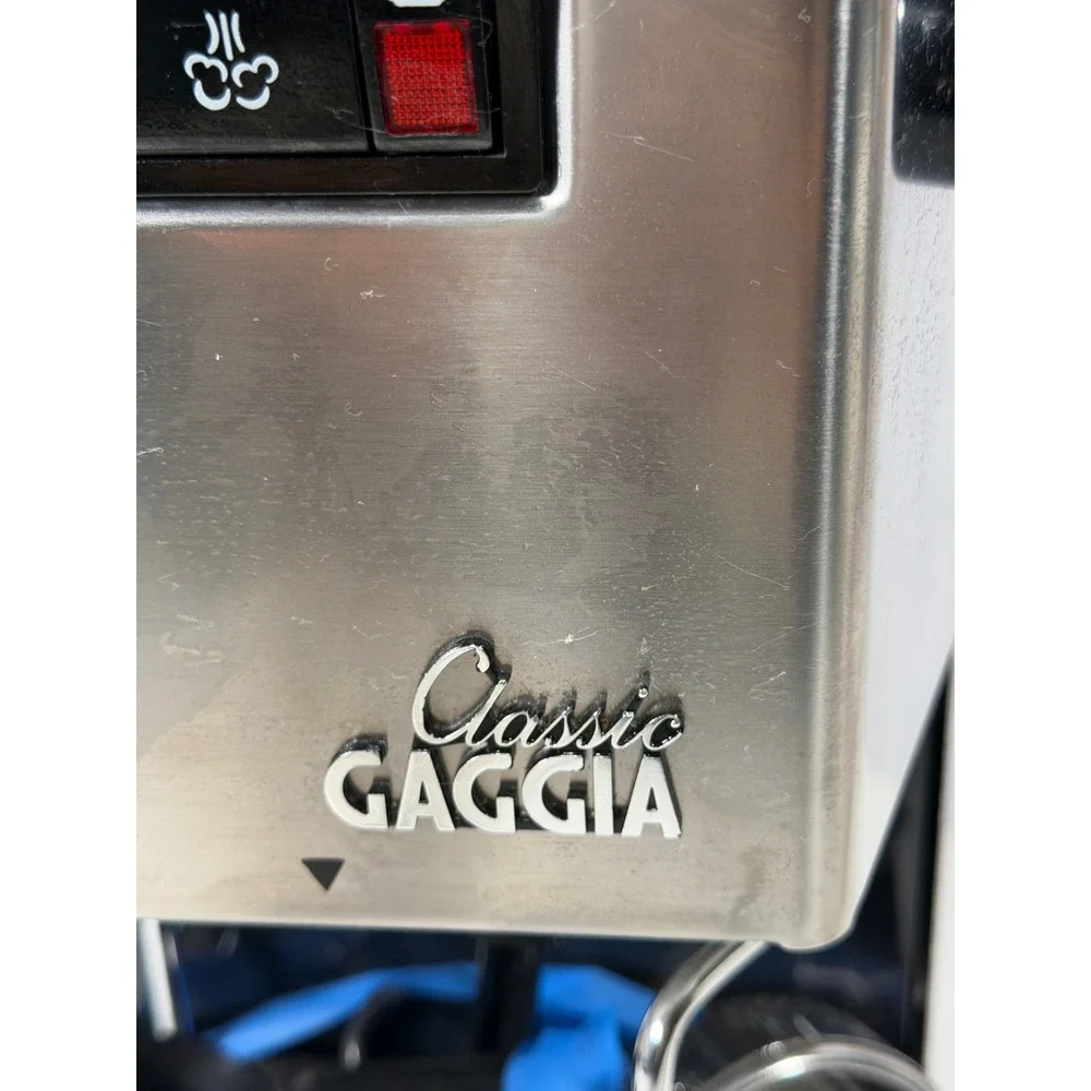Gaggia Classic Espresso Machine Stainless Steel Italian Coffee Maker Silver